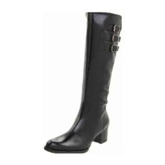 PAUL GREEN Brown Leather Jennings Tall Riding Boots sz 7 Women's